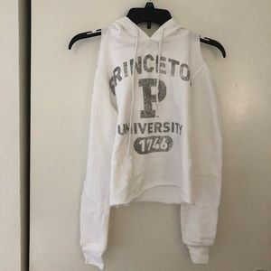 Princeton Crop Top Hoodie
